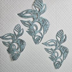 3 Piece Fish Decor