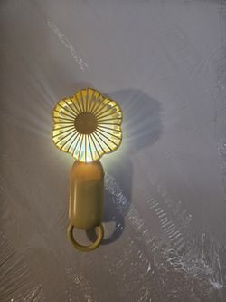 Handheld Desktop USB fan with Light