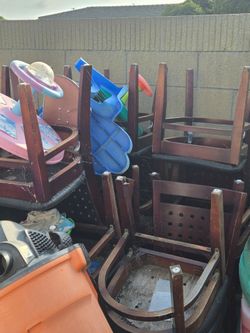 Free wood chairs