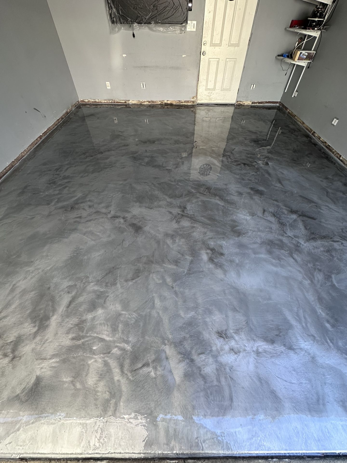 Metallic Epoxy Garage Flooring