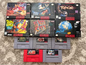 Super nintendo games 50 each