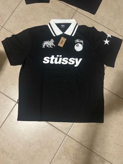 Black 8ball Stussy Polo