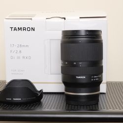 Tamron 17-28 f2.8 Sony eMount Lens