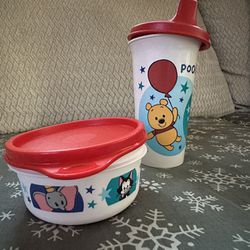 Vaso Para Toddler Winnie The Pooh Tupperware 