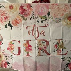 Baby Shower Girl Sign