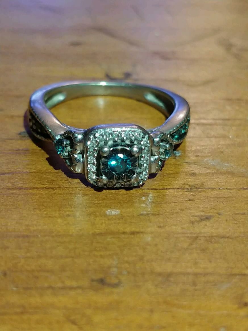 Blue Diamond ring