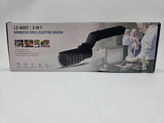 Electric barbecue grill cleaning brush