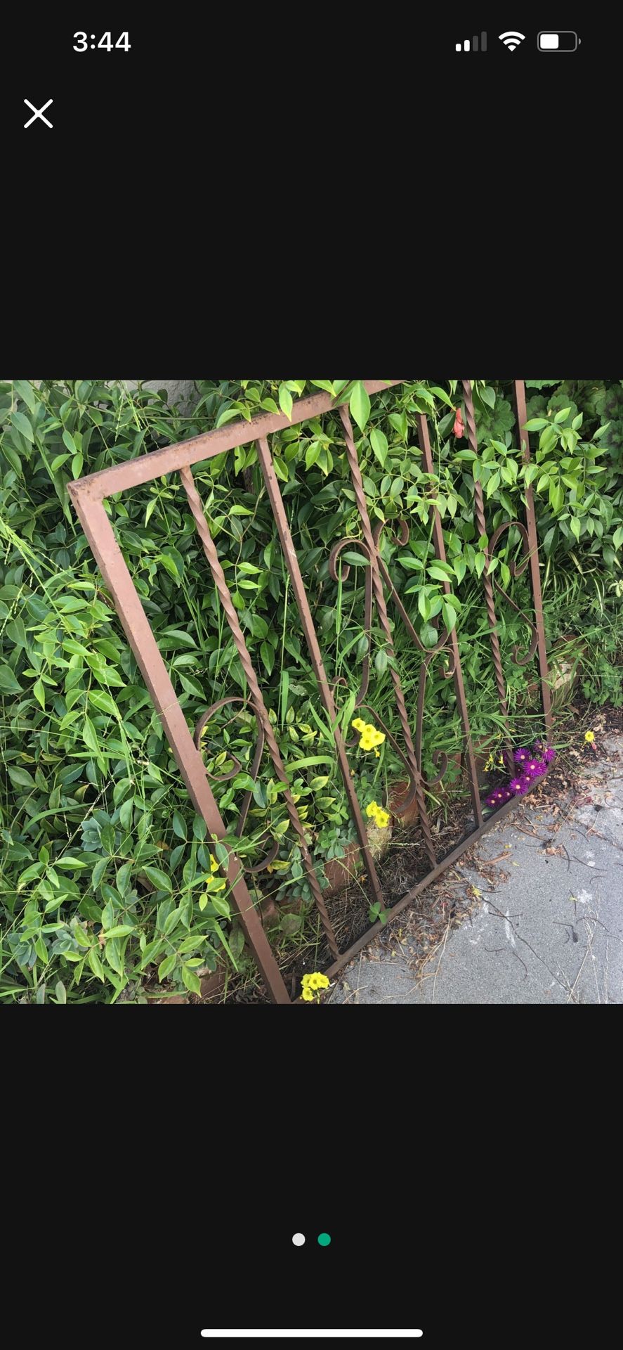 Iron Gate Piece Or Architectural Salvage