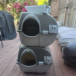 Large Omega Paw Self Cleaning Litter + CUSTOM MODIFICATIONS