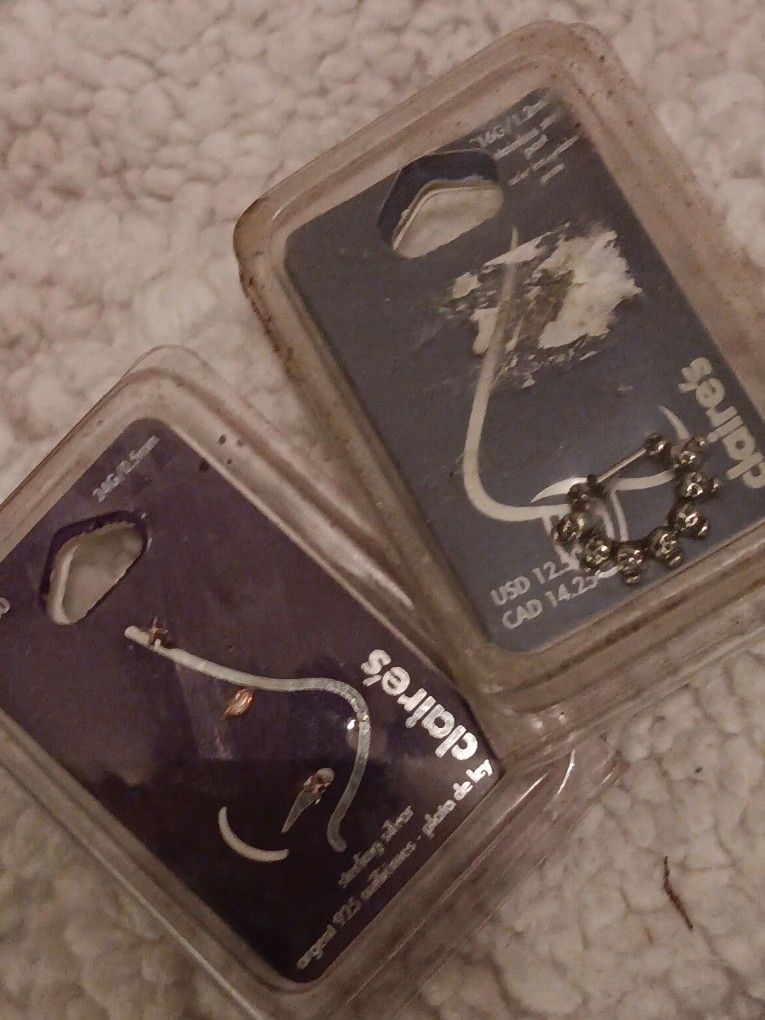 Claires NEW STERLING SILVER Body Jewelry