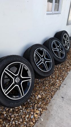 FOR SALE: OEM Mercedes AMG Wheels + Brand New Tires