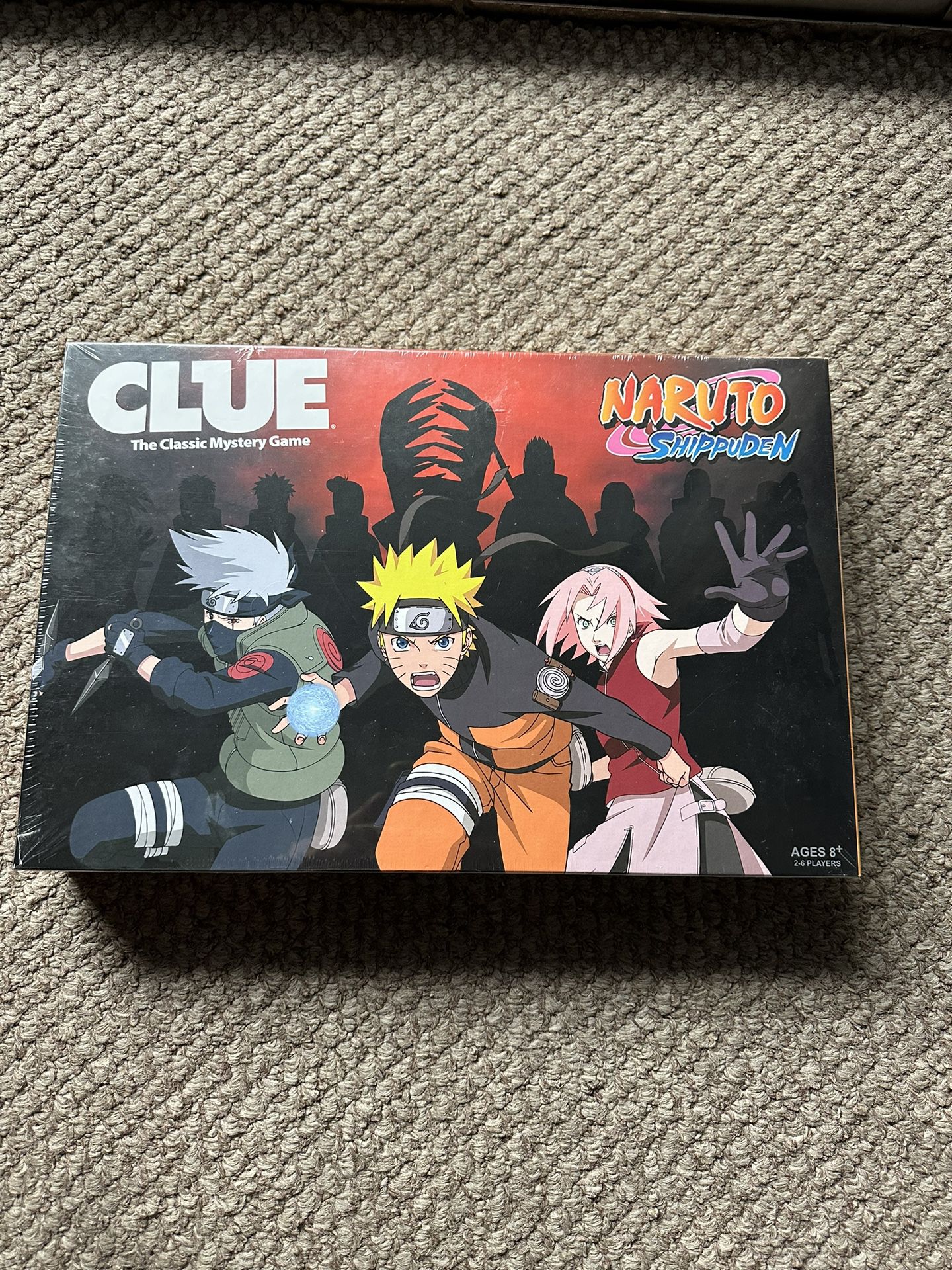 Naruto Clue Board Game- Brand New Sealed