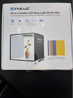 Puluz 25cm LED ring light box foldable