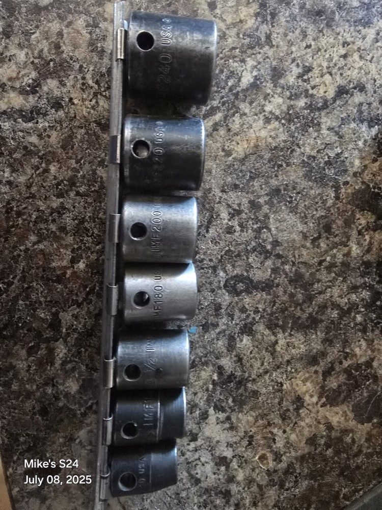 Snap On 7 Piece SAE 3/8