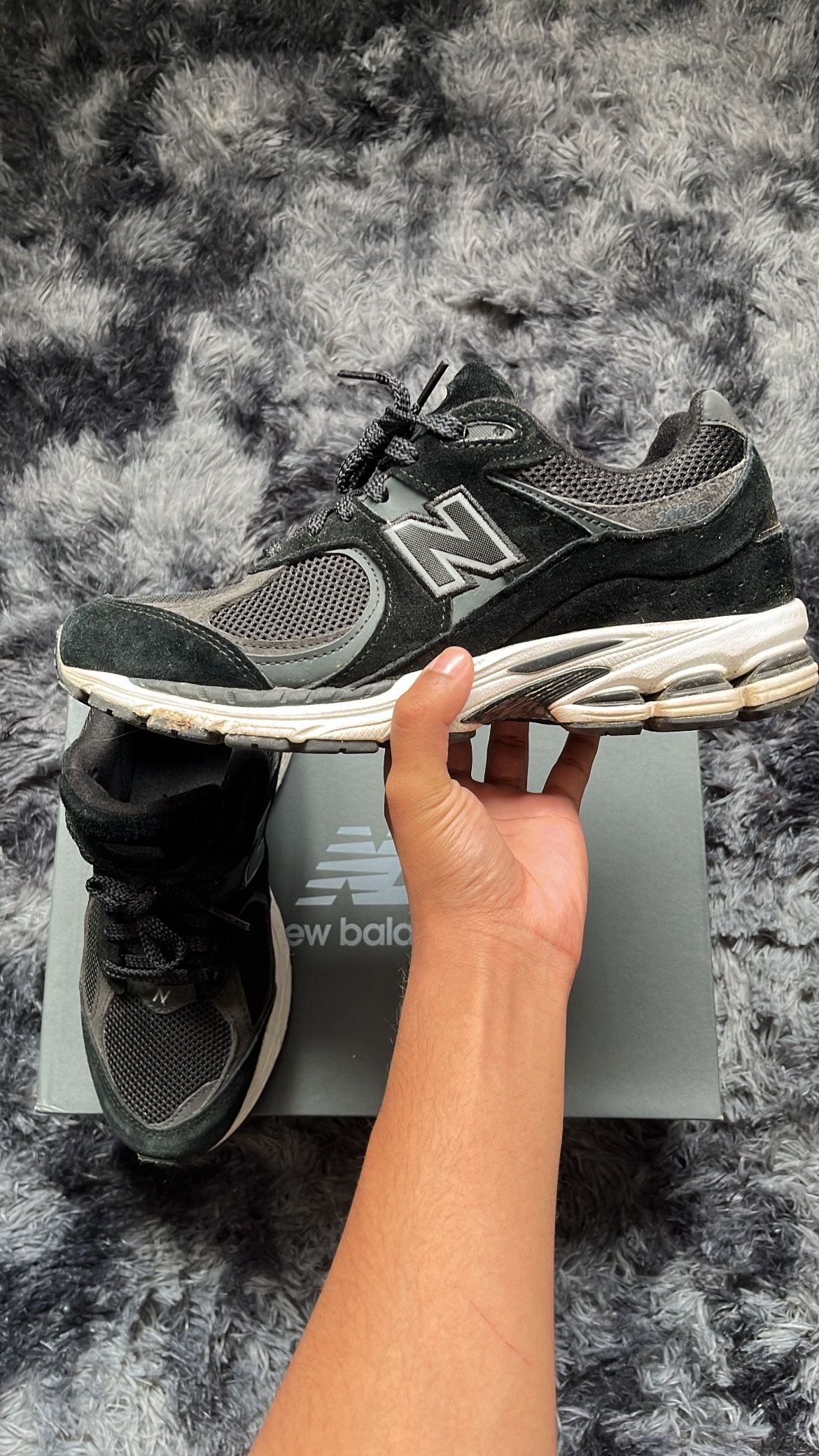 New Balance 2002r Black *USED*