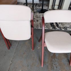 Brand New ☑️ 
💥Beautiful & Comfy Relaxation Folding Solid Wood Space Saver Conversation Chairs