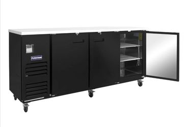 🧊NEW Polarman 90 3/8" Solid Door Back Bar Cooler Commercial NSF ETL