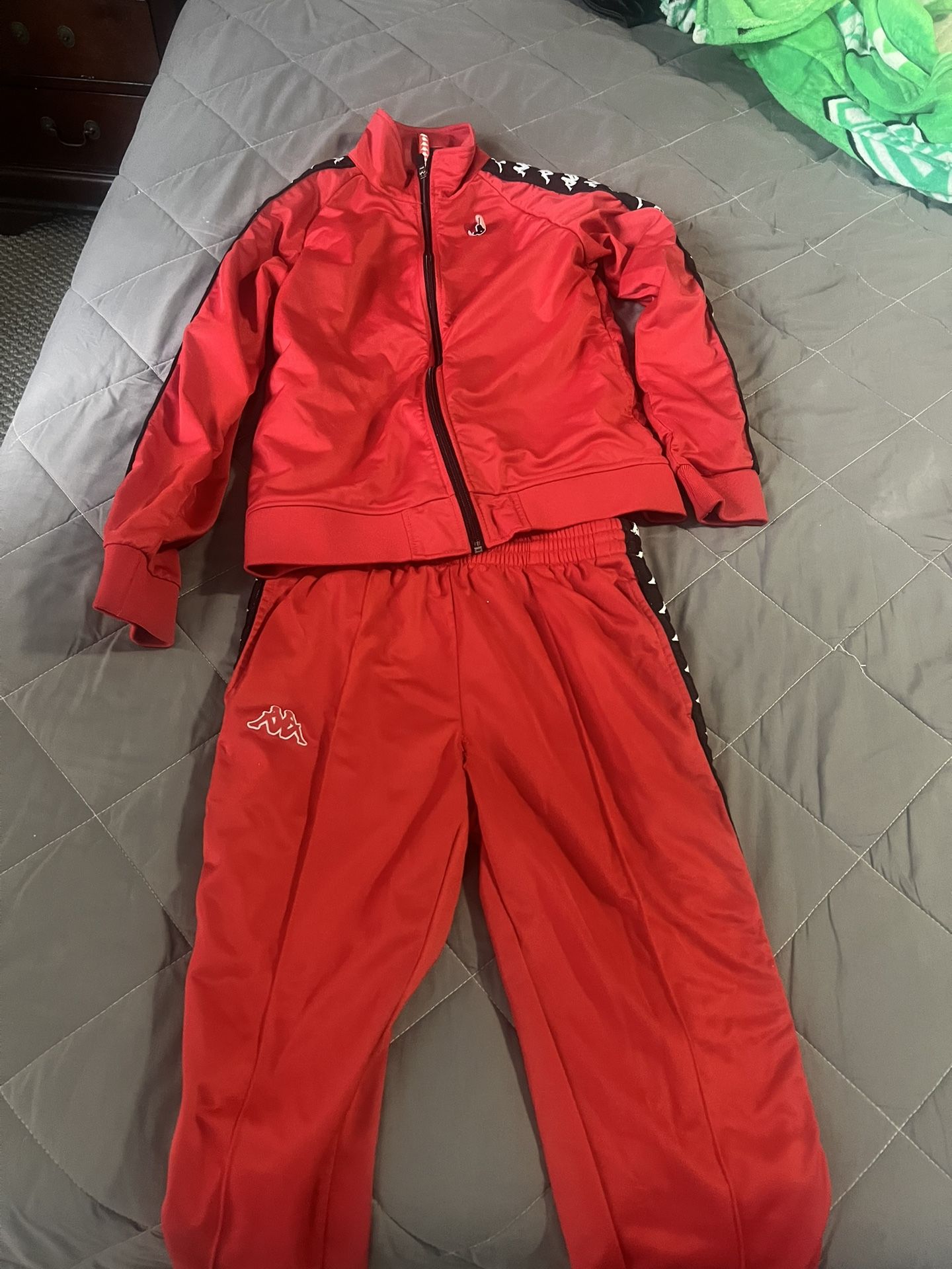 Kappa Track Suit Size L But Fits Small