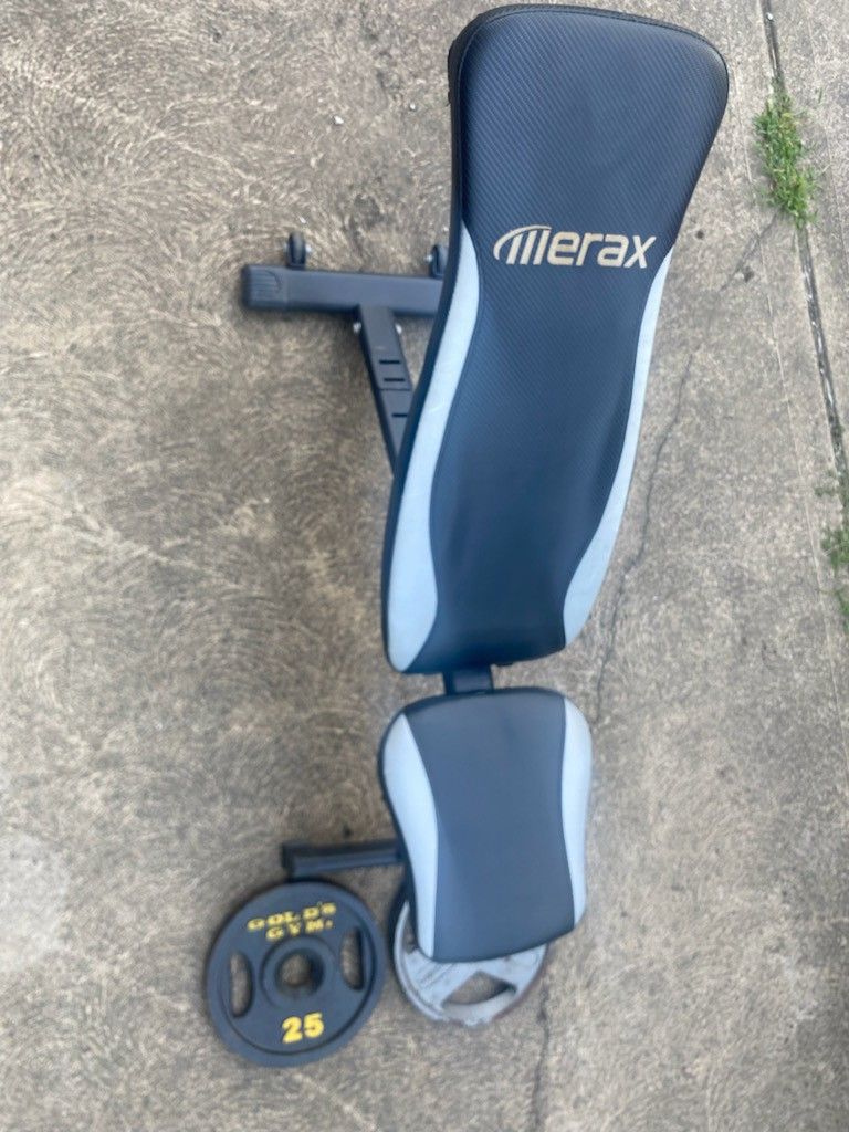 Weights And Foldable Bench Delivery Available