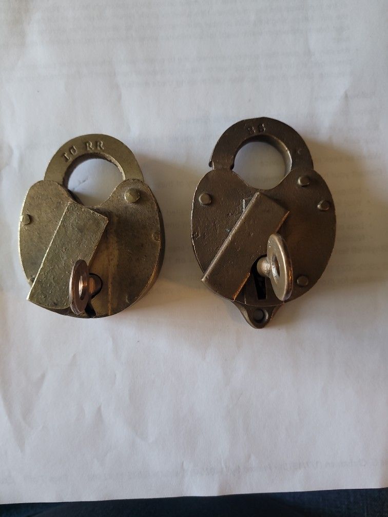 Old pirate chest locks.