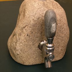Rock Designs Stone & Stainless Steel Tap Beverage Dispenser  