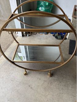 Gold Bar Cart (heavy/sturdy)