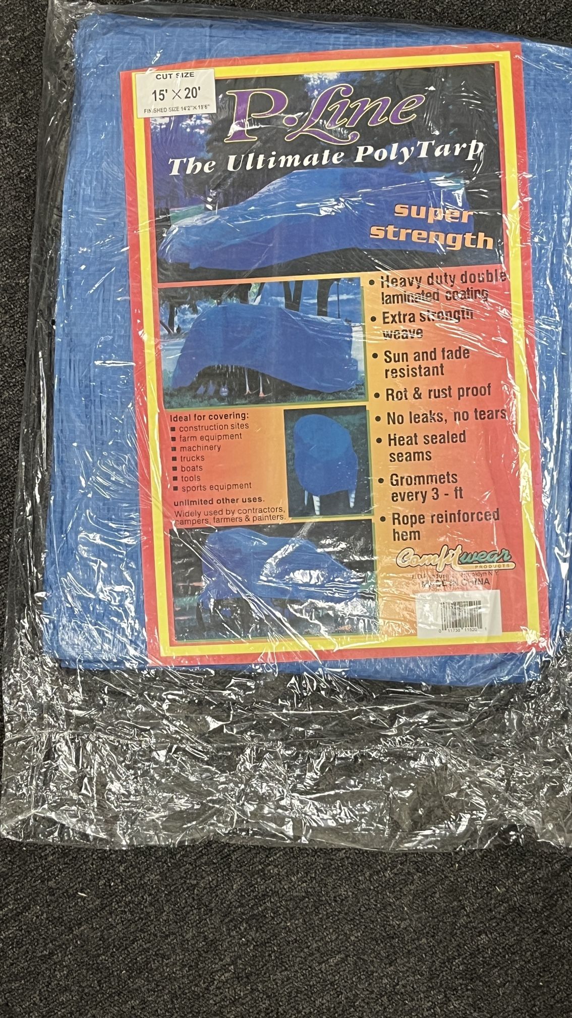Poly Trap Blue 15’x20’ Blue