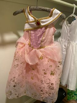 Girls Pink Princess Costume Dress