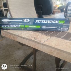 Reversible Click type torque wrench 3/8" Drive Pittsburgh Pro