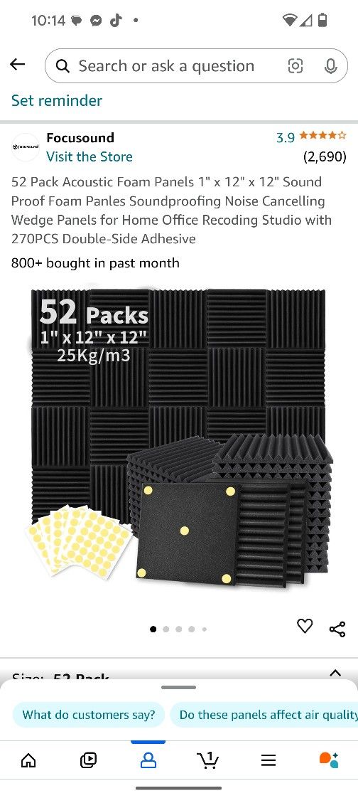 Sound Proof Acoustic Foam