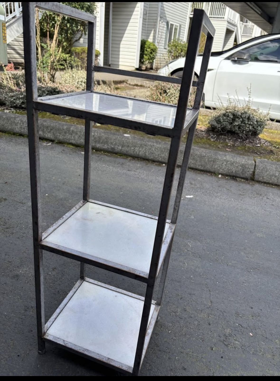 Marble & Metal Stand