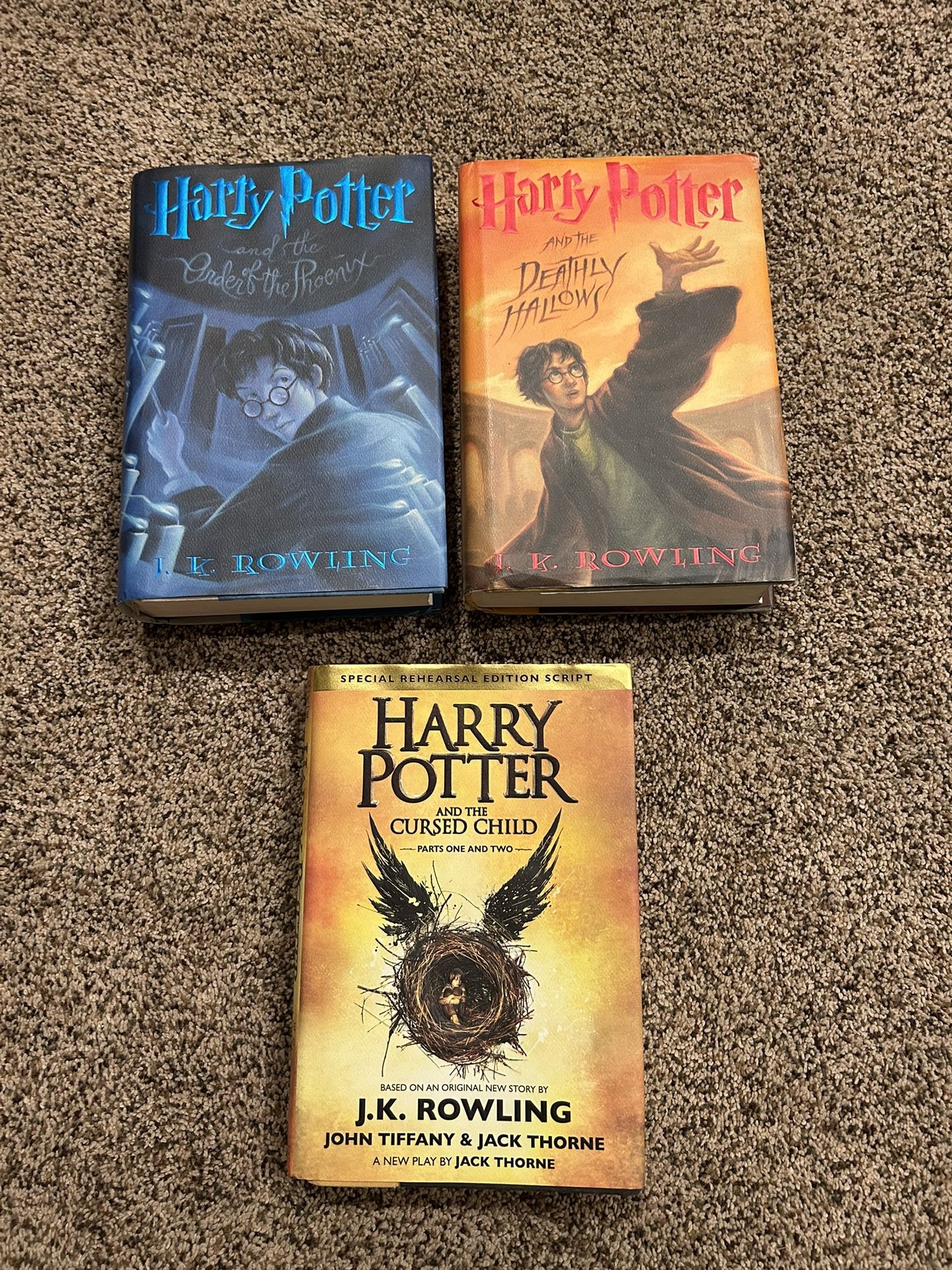 3 Harry Potter Books