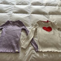 Girls Shirts. Sizes 4 & 5