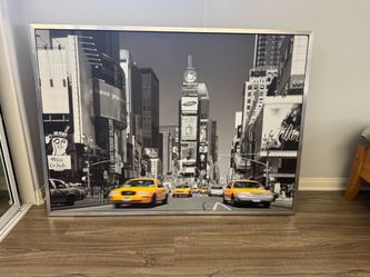 New York Street Scene - Big framed picture
