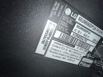 60” LG TV