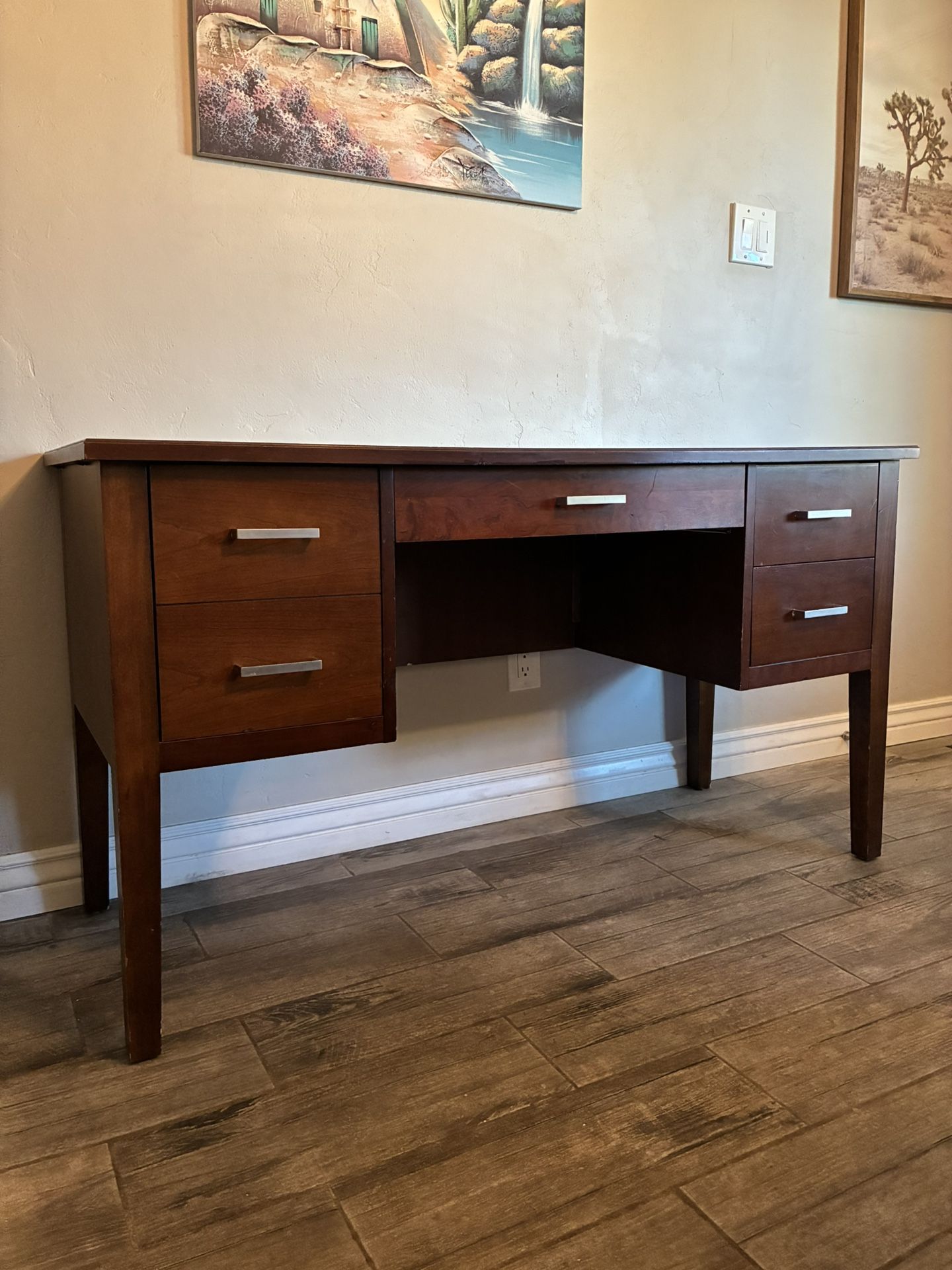 Beautiful Dark Wooden Desk