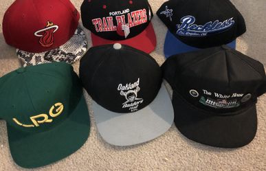 Vintage hats -basketball, football, snapbacks etc