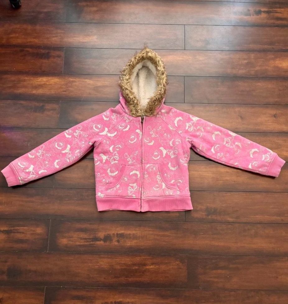 Little Girls Clothes Children’s Place Pink Winter Hooded Jacket Size 10/12