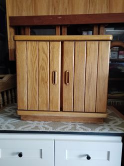 Light brown side table