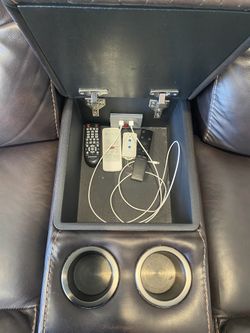 Walker espresso 6 piece power cheap reclining left arm facing sectional