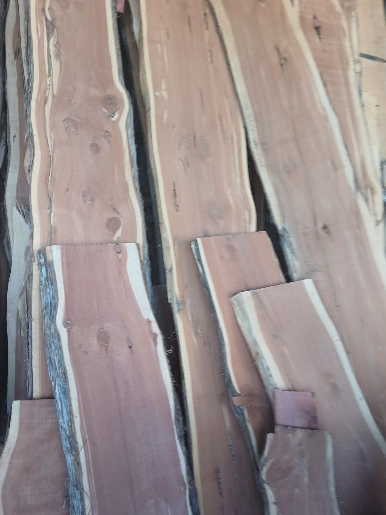 RED CEDAR SLABS AND MORE