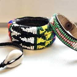 3 West African Bracelets 