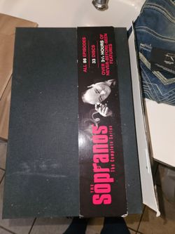 THE SOPRANOS THE COMPLETE SERIES DVD ONLY PLAYED BY AN ADULT