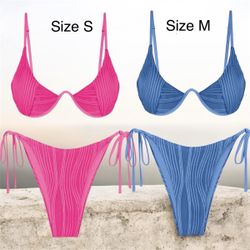 ZAFUL Women's High Cut Bikini Set Swimwear Swimsuits