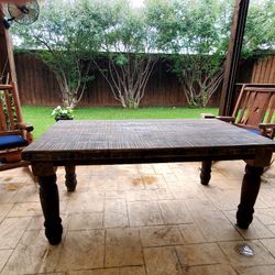 Rusticos Sierra Casual Dining RUSTIC 6FT DINING SET LR MES-13