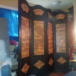 Vintage Asian Room Divider 
