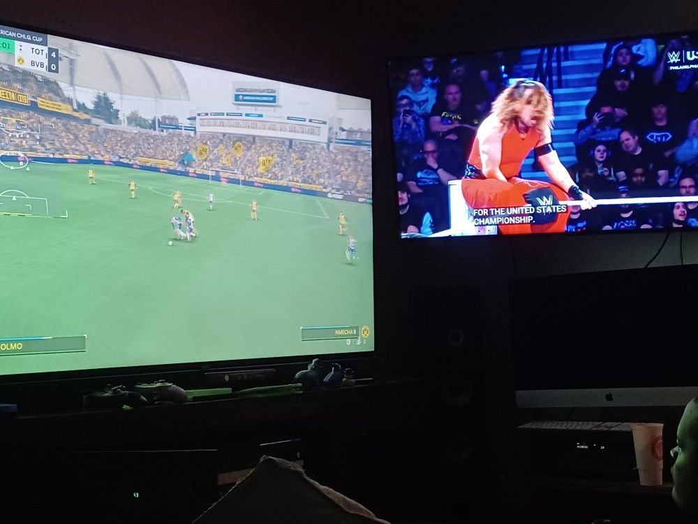 70" VIZIO 4K MONITOR AND 55" LG 4K TV WITH REMOTES $1000 FINAL PRICE