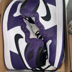 Jordan 1 Court Purple 2.0 sz 12 