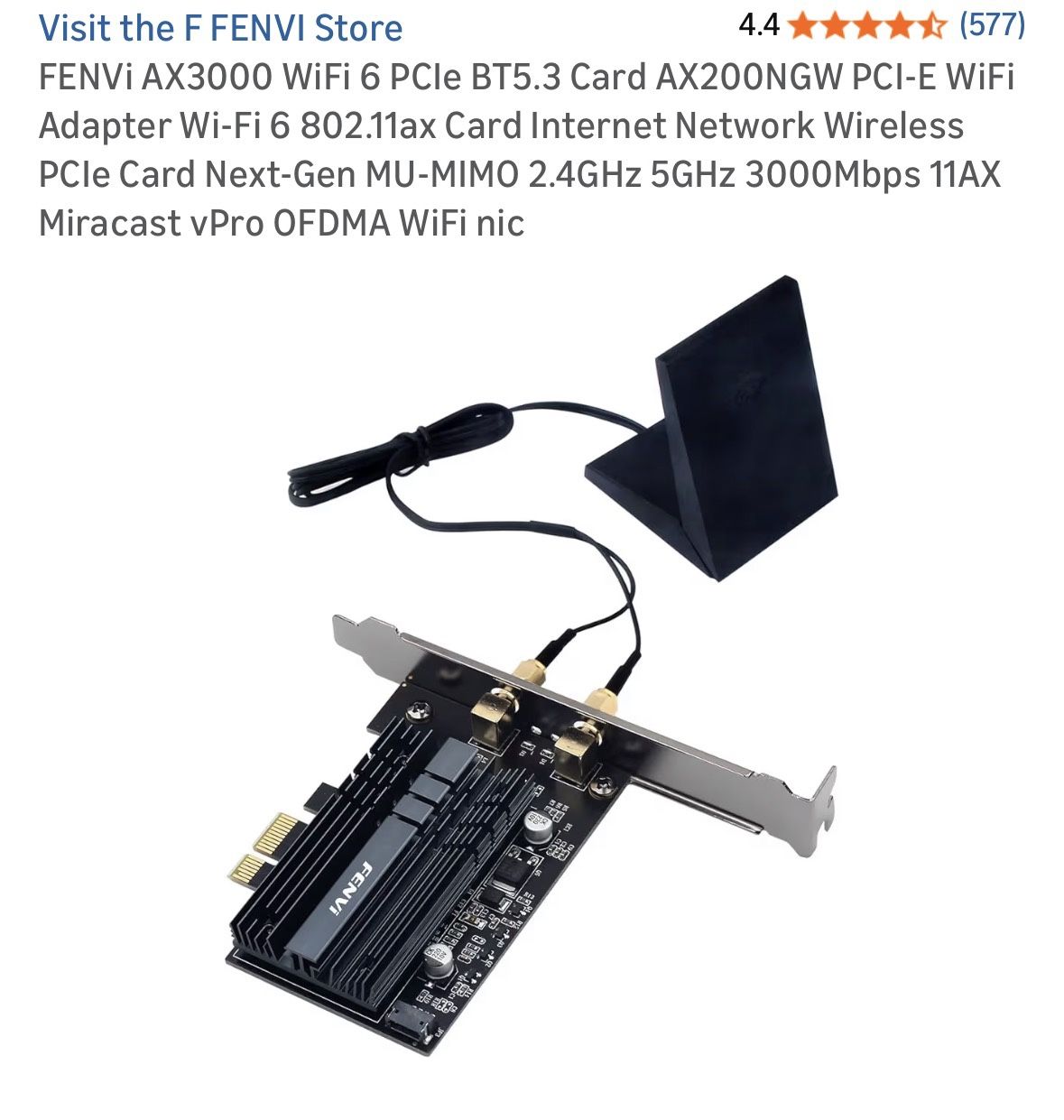 Fenvi PC Wireless Adapter 802.11AX/AC