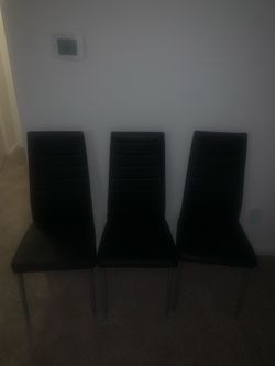 Black Chairs 3ct